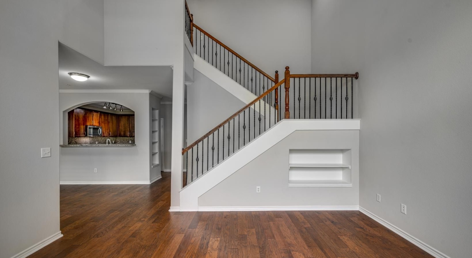 a staircase in a house
